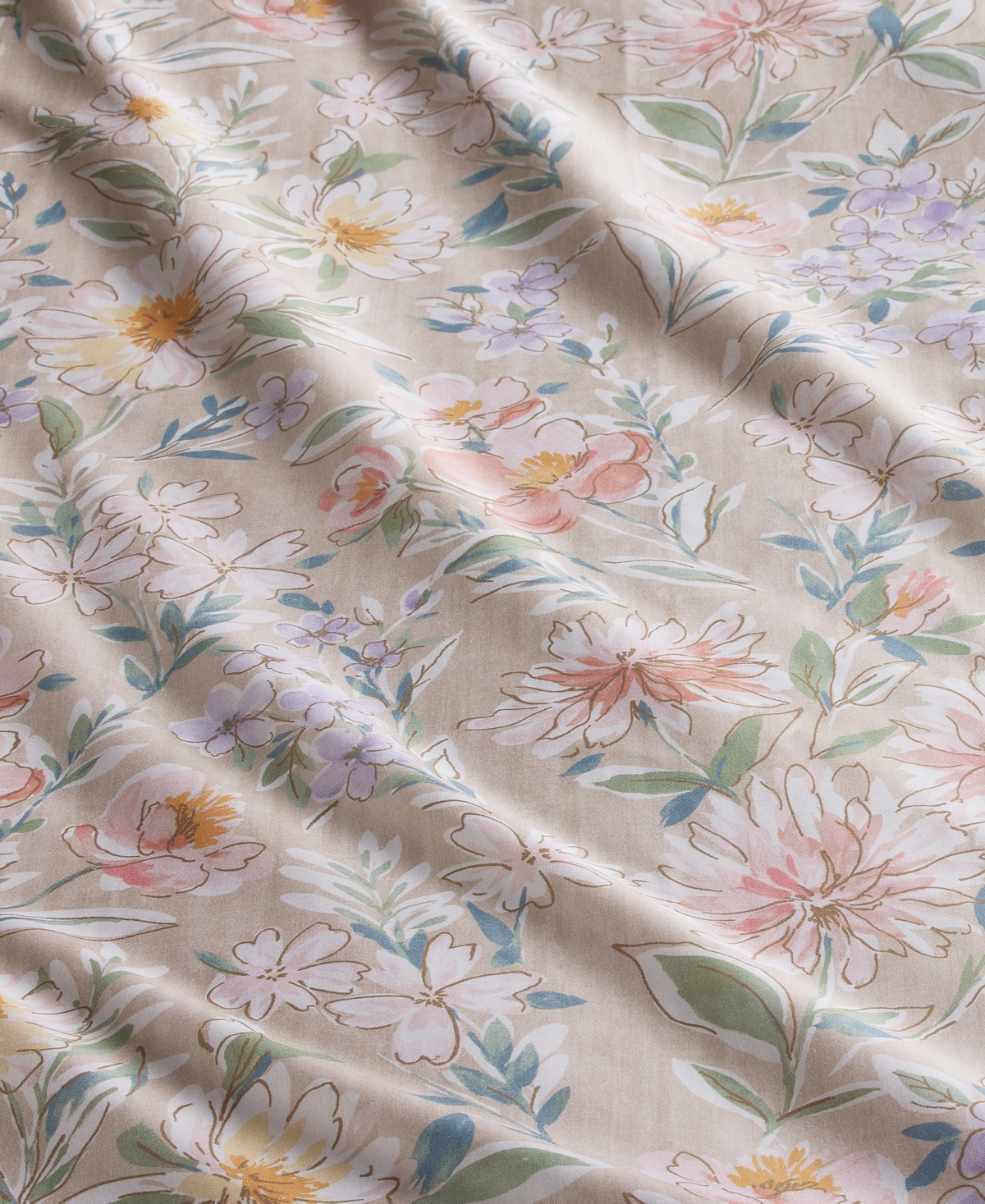 Charter Club Border Garden Duvet Cover Set, Twin, Exclusively At Macy's In Multi