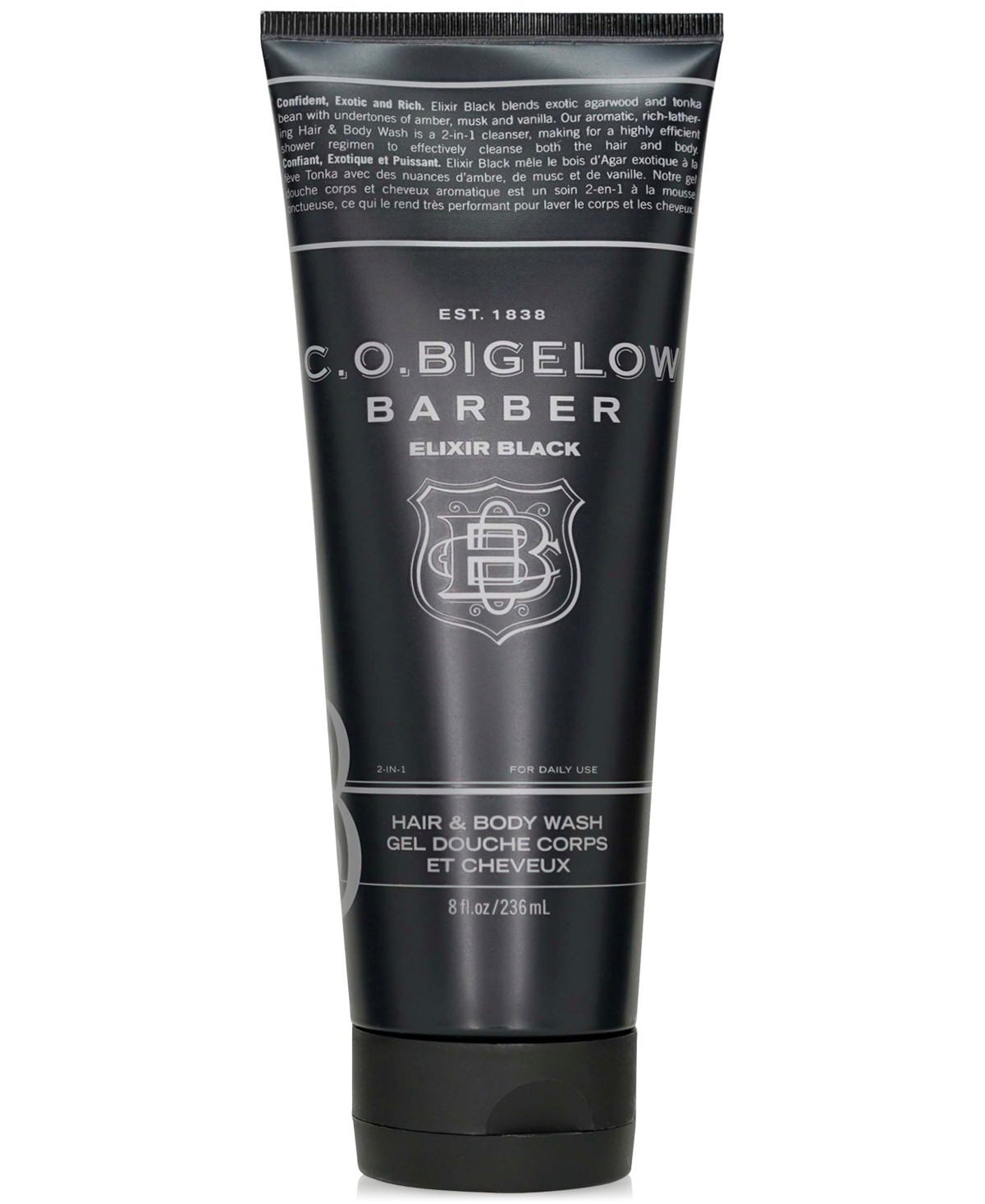 C.o. Bigelow Elixir Black Hair & Body Wash, 8 oz.