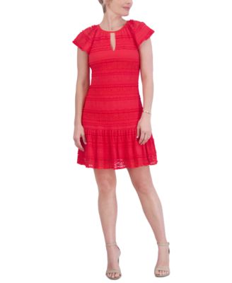Jessica Howard - Women's Lace A-Line Dress