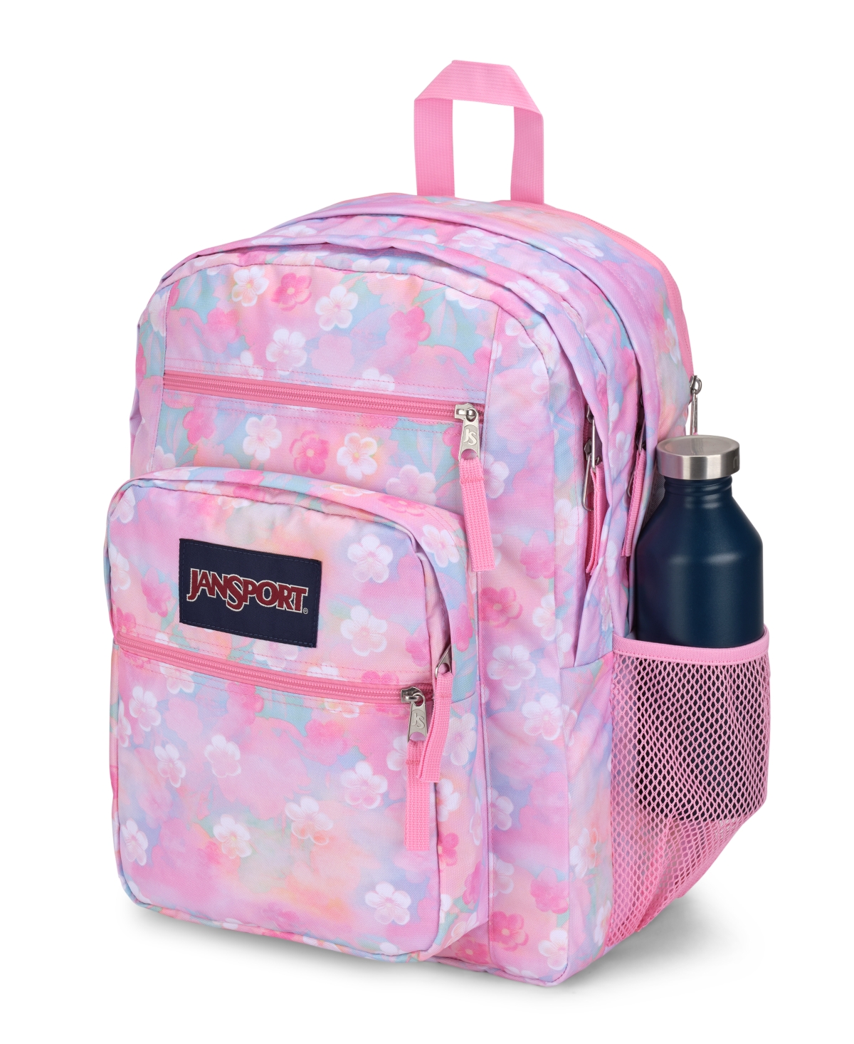 Jansport Big Student Backpack In Neon Daisy