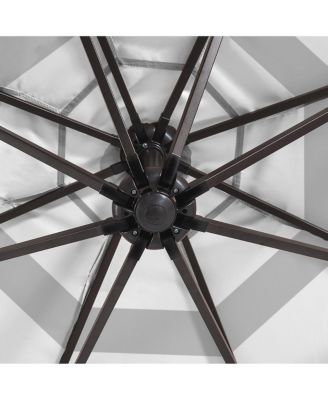 10 ft Outdoor Patio Cantilever Umbrella with Weight Base