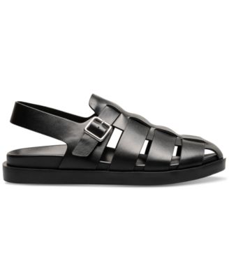 Men's Montego Slingback Faux-Leather Buckle Sandals