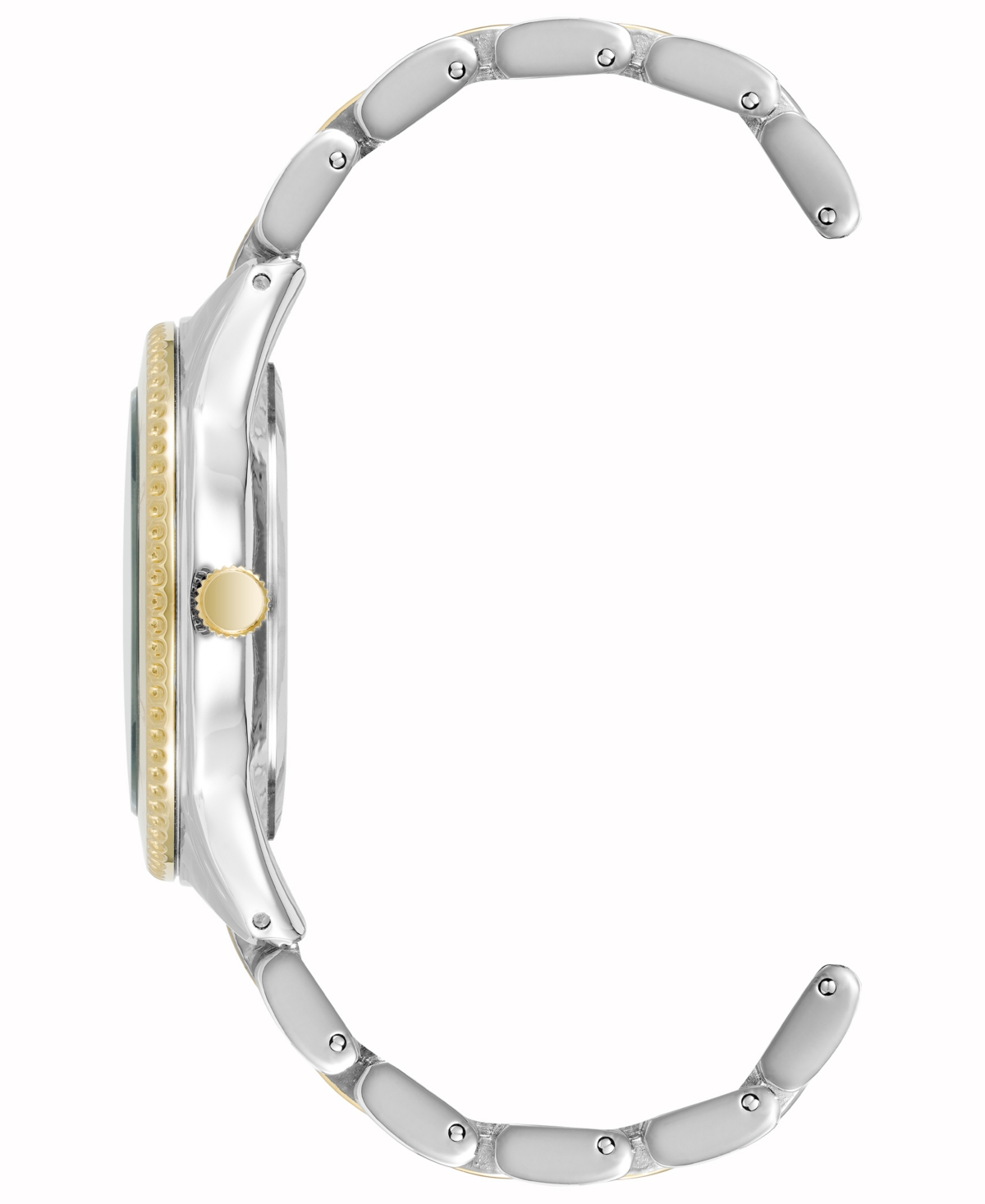 Shop Anne Klein Women's Quartz Two-tone Alloy Link Bracelet Watch, 37.5mm