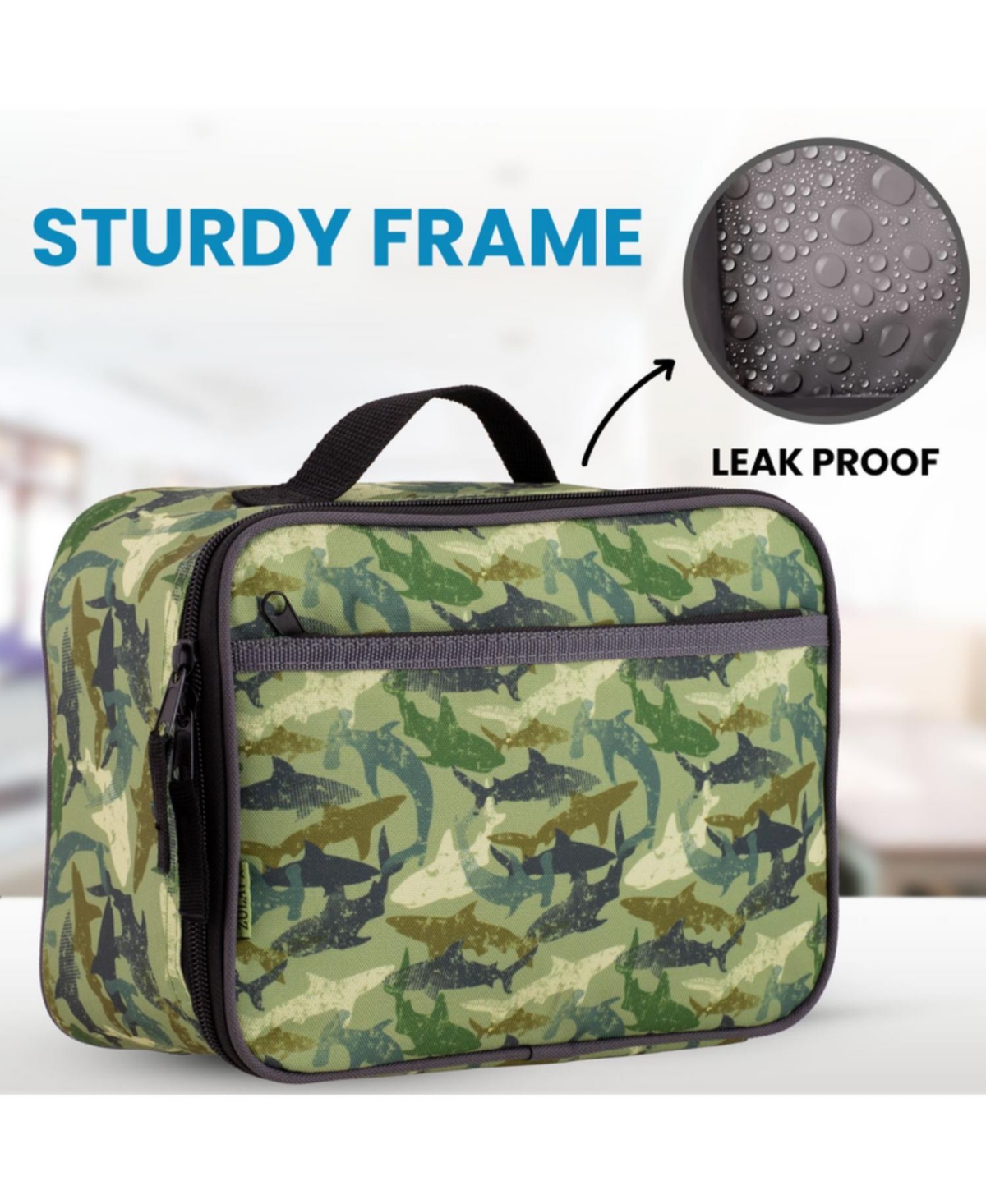 Insulated Lunch Bag With Spacious Compartment & Built-In Handle