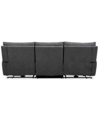 Olper 3-Pc. Fabric Zero Wall Sofa with 2 Power Recliners Chairs, Created for Macy's	