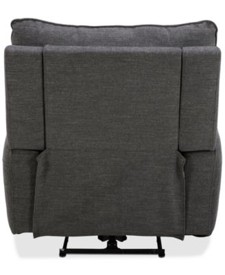 Olper Zero Wall Fabric Recliner, Created for Macy's