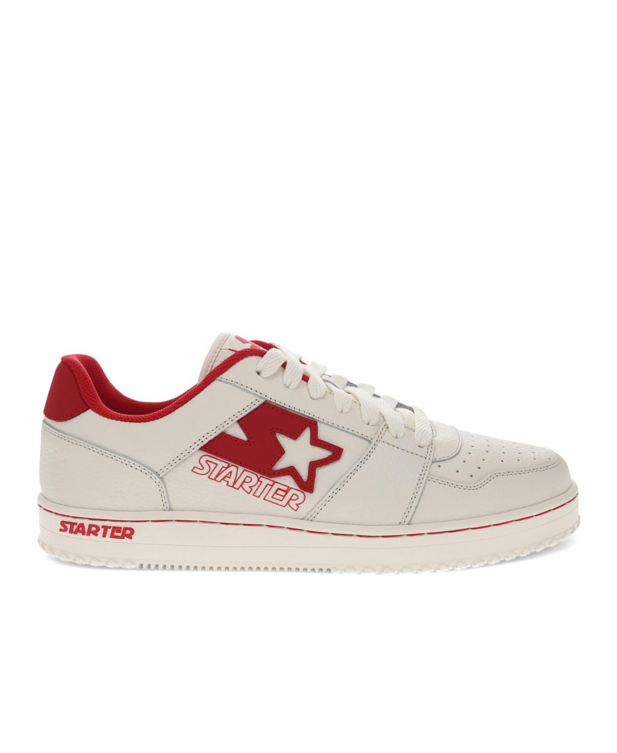Shop Starter Men's Lfs1 Sneaker In Off White-red