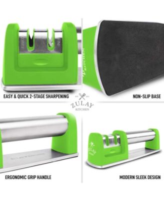 Manual Knife Sharpener for Straight & Serrated Steel Knives