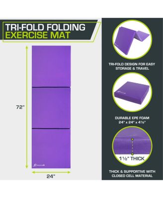 Tri-Fold Folding Exercise Mat