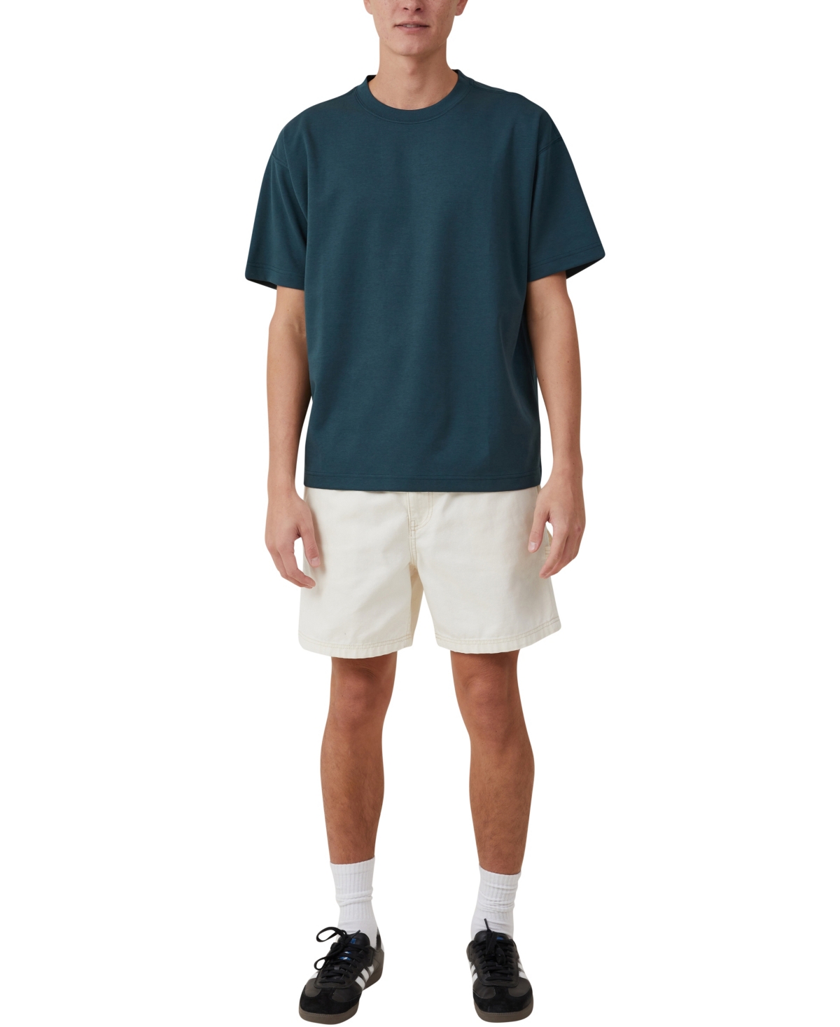Shop Cotton On Men's Hyperweave T-shirt In Teal