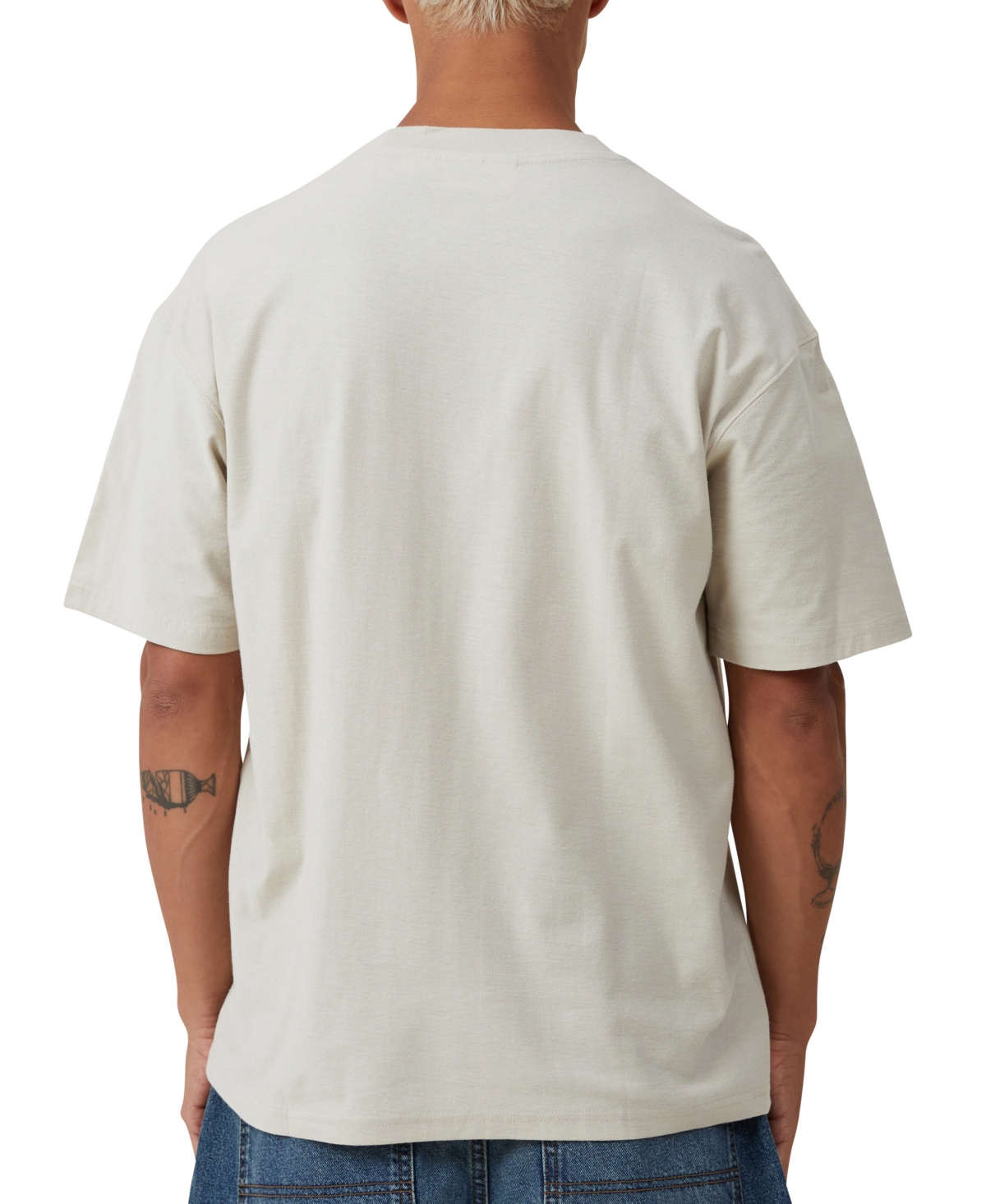Shop Cotton On Men's Busch Light Loose Fit T-shirt In Beige