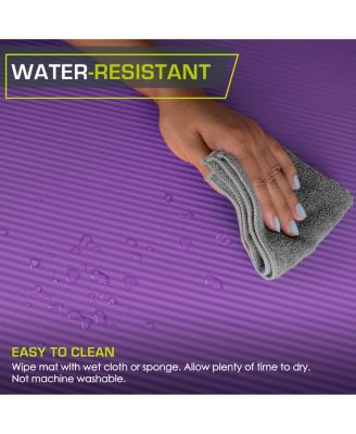 Extra Thick Yoga and Pilates Mat with Sling, 1"