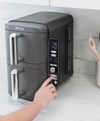 Ninja DoubleStack XL 10-Qt. 6-in-1 2-Basket Air Fryer, SL401 - Macy's