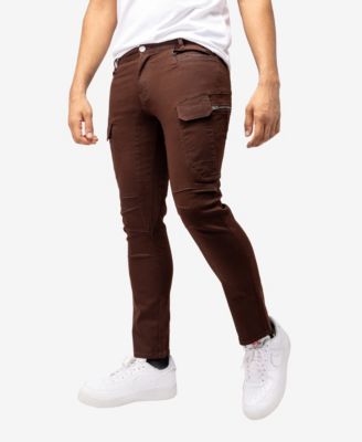 XRAY Men's Slim-Fit Stretch Twill Cargo Pants