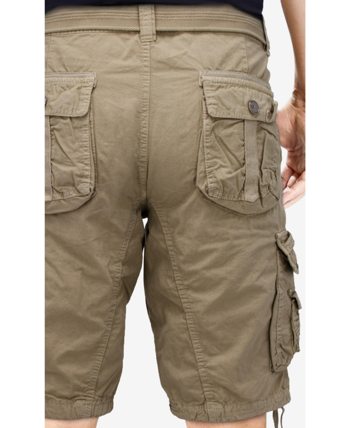 Shop X-ray Men's 12.5-inch Inseam Cargo Shorts In Stone