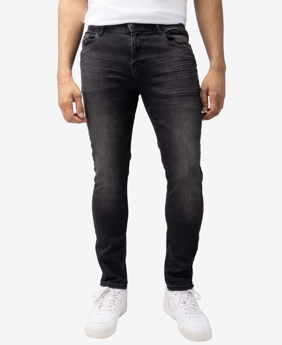 X-ray Men's Slim Fit Denim Jeans In Black