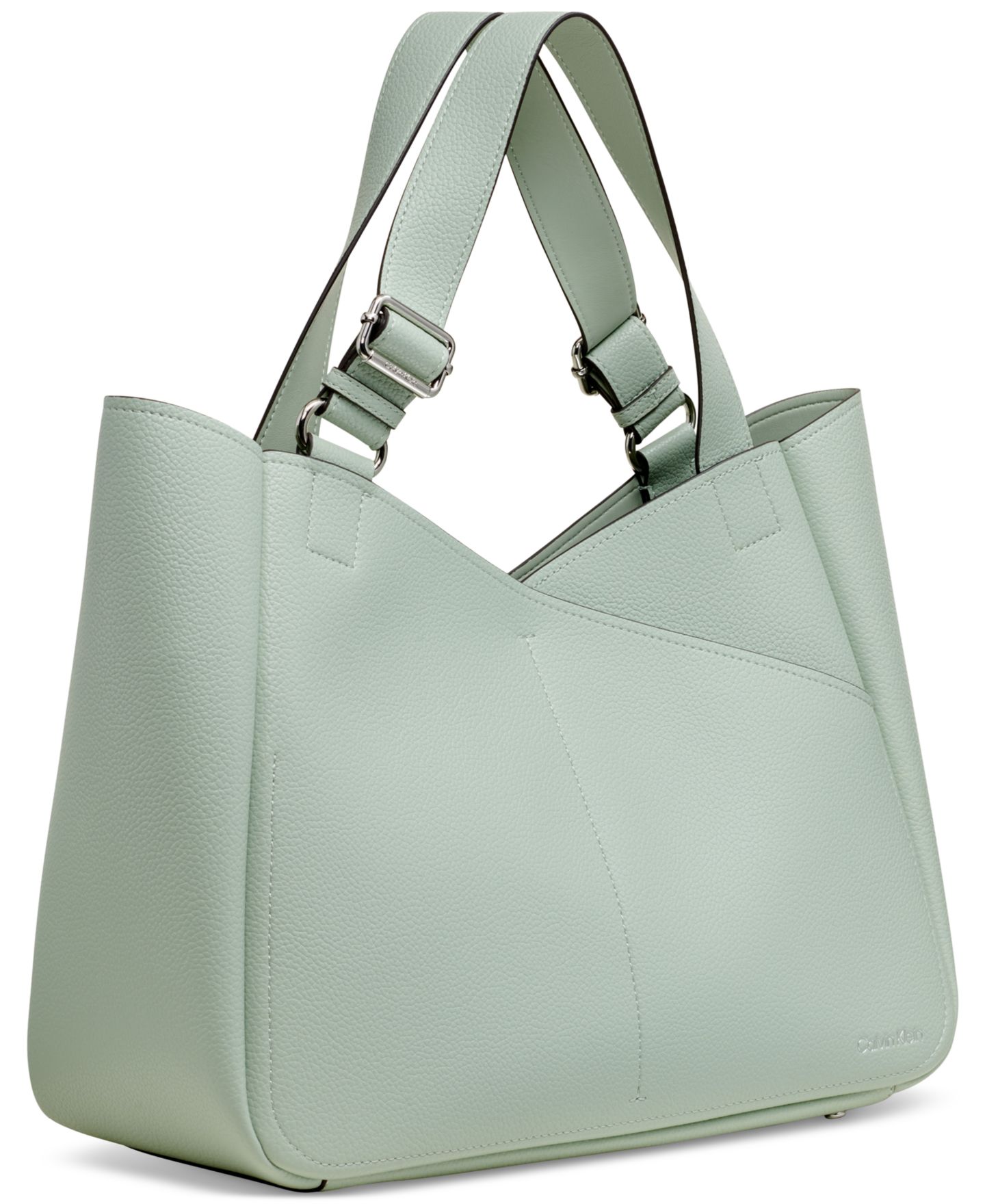 Женская сумка Calvin Klein Zoe Tote with Pouch, цвет: Пустынный — фото 4