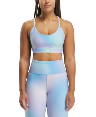 Reebok - Women's Lux Bold Ombr&eacute; Strappy-Back Sports Bra