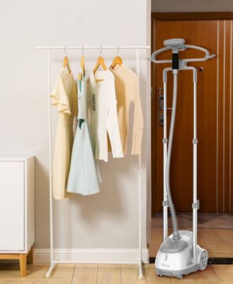 Professional Garment Steamer with Foot Pedal Power Control Silver