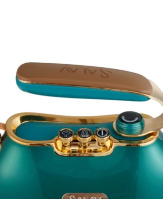 Retro Edition Duopress Handheld Steamer Iron and Fabric Shaver  Lint Roller Set Titanium