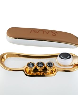 Retro Edition Duopress Handheld Steamer Iron and Fabric Shaver  Lint Roller Set Titanium