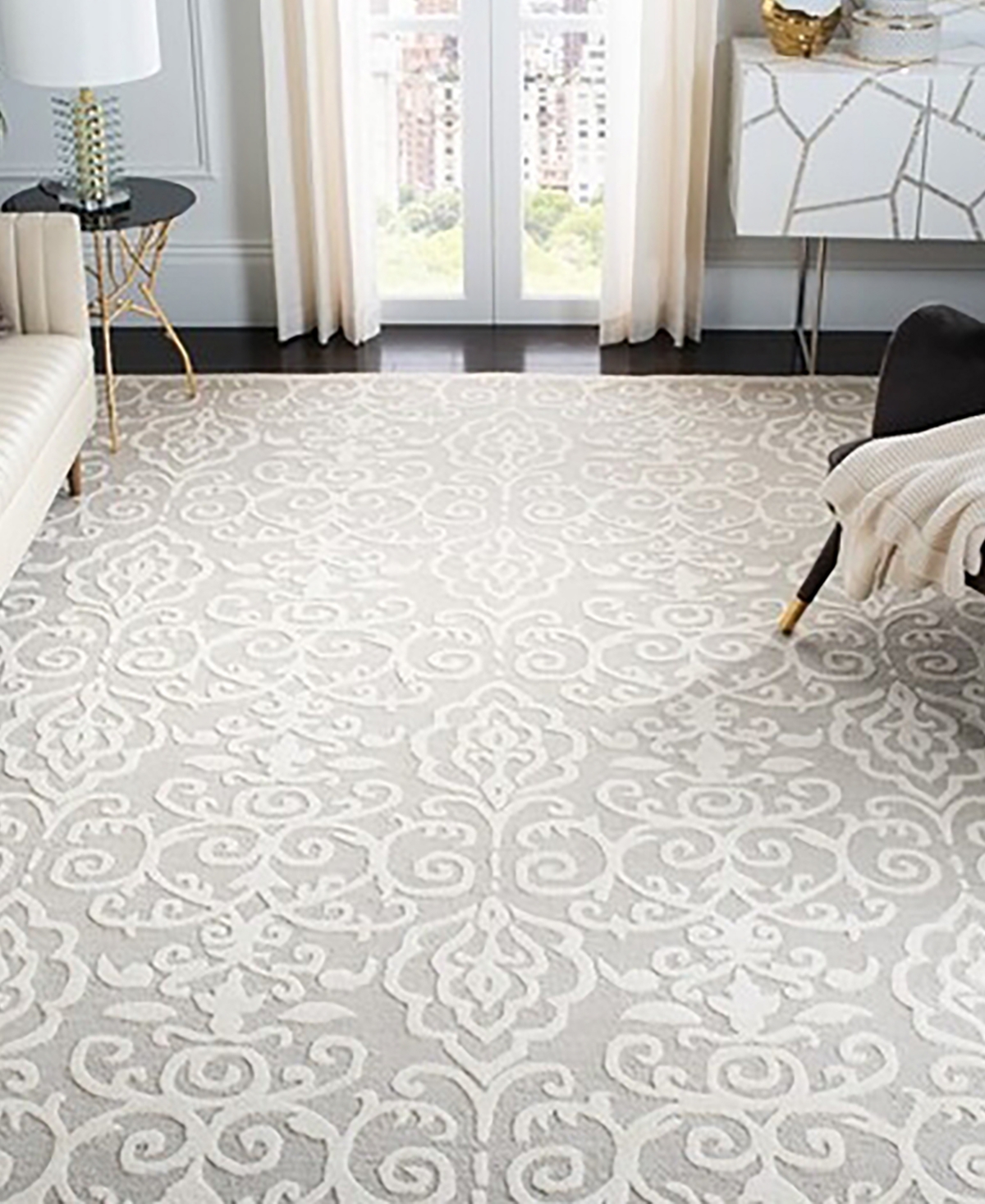 Martha Stewart Collection Marais MSR4324AArea Rug - Bone