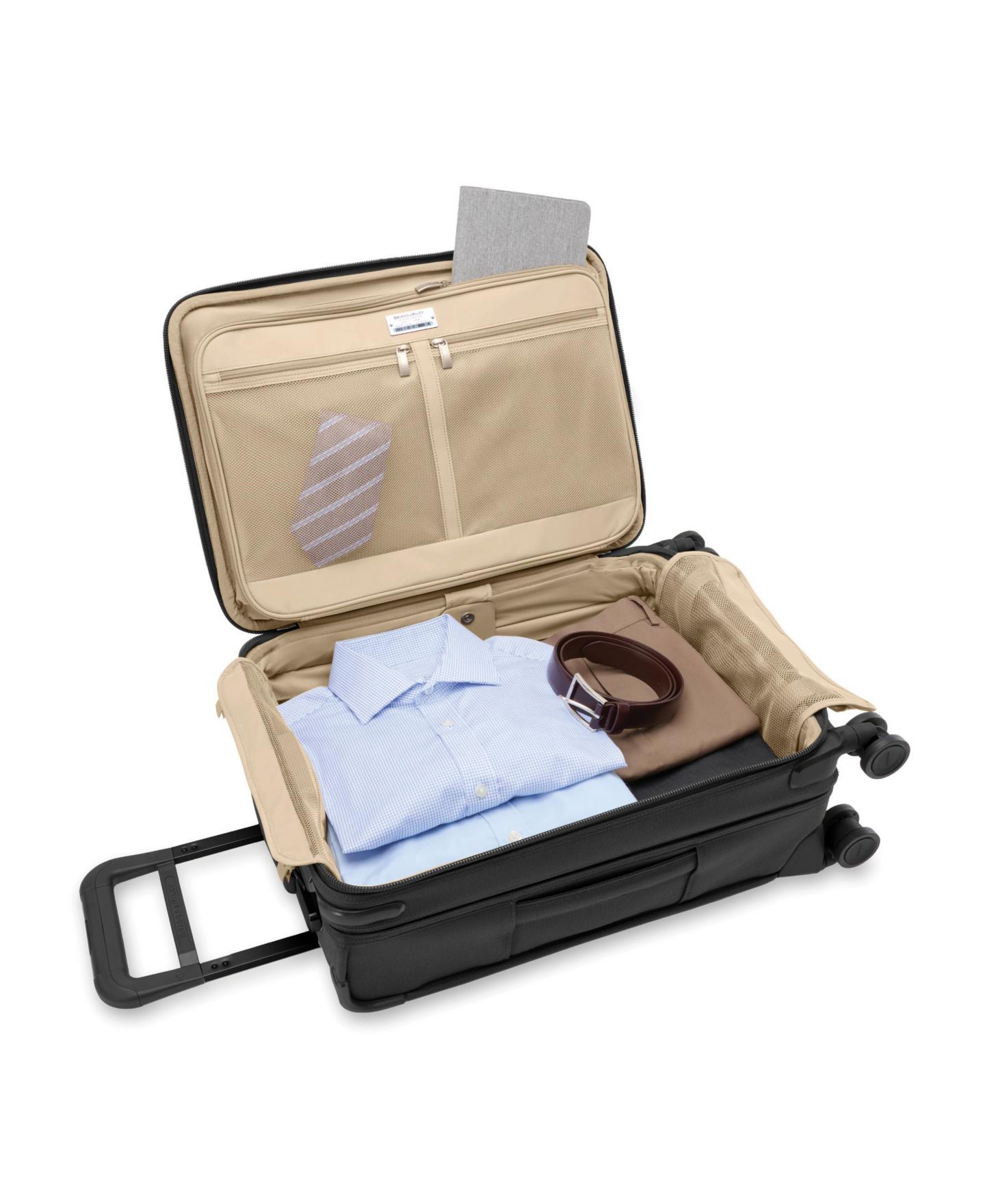 Чемодан Briggs & Riley Baseline Essential Carry-On Spinner, цвет: Чёрный — фото 10