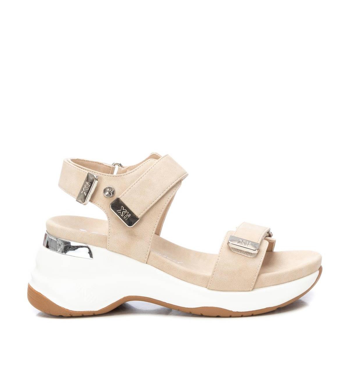 Women's Wedge Double Strap Sandals By - Black