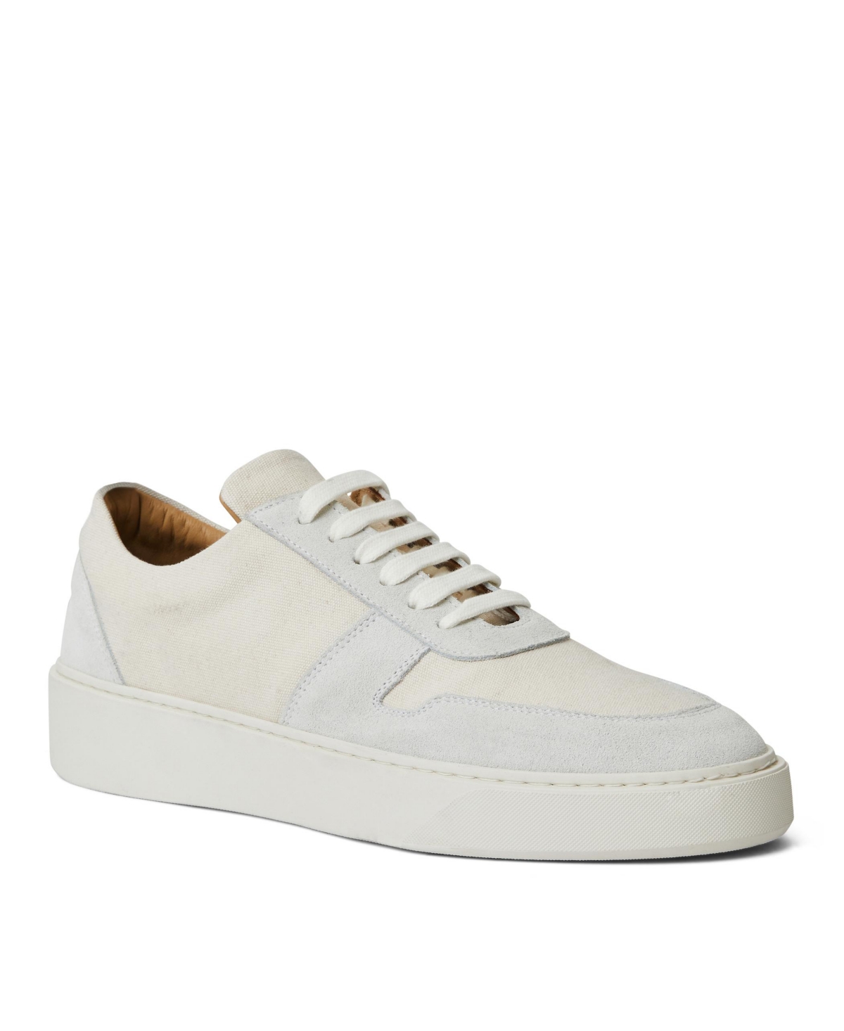 Men's Darian Leather Sneakers - Sand Canvas