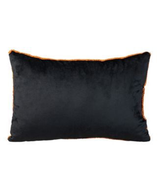 18"L Hooked Halloween Pumpkins Pillow
