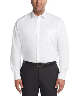 Van Heusen Tall Men's Ultra Wrinkle Free Solid Dress Shirt - Grey Mist - 18 35/36