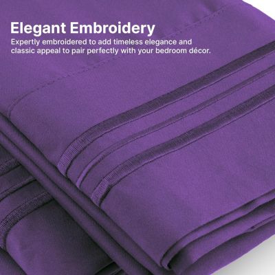 Microfiber Sheet Set 18" - 24" Inch Extra Deep Pocket - Queen