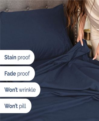 4 Piece Microfiber Sheet Set - Full