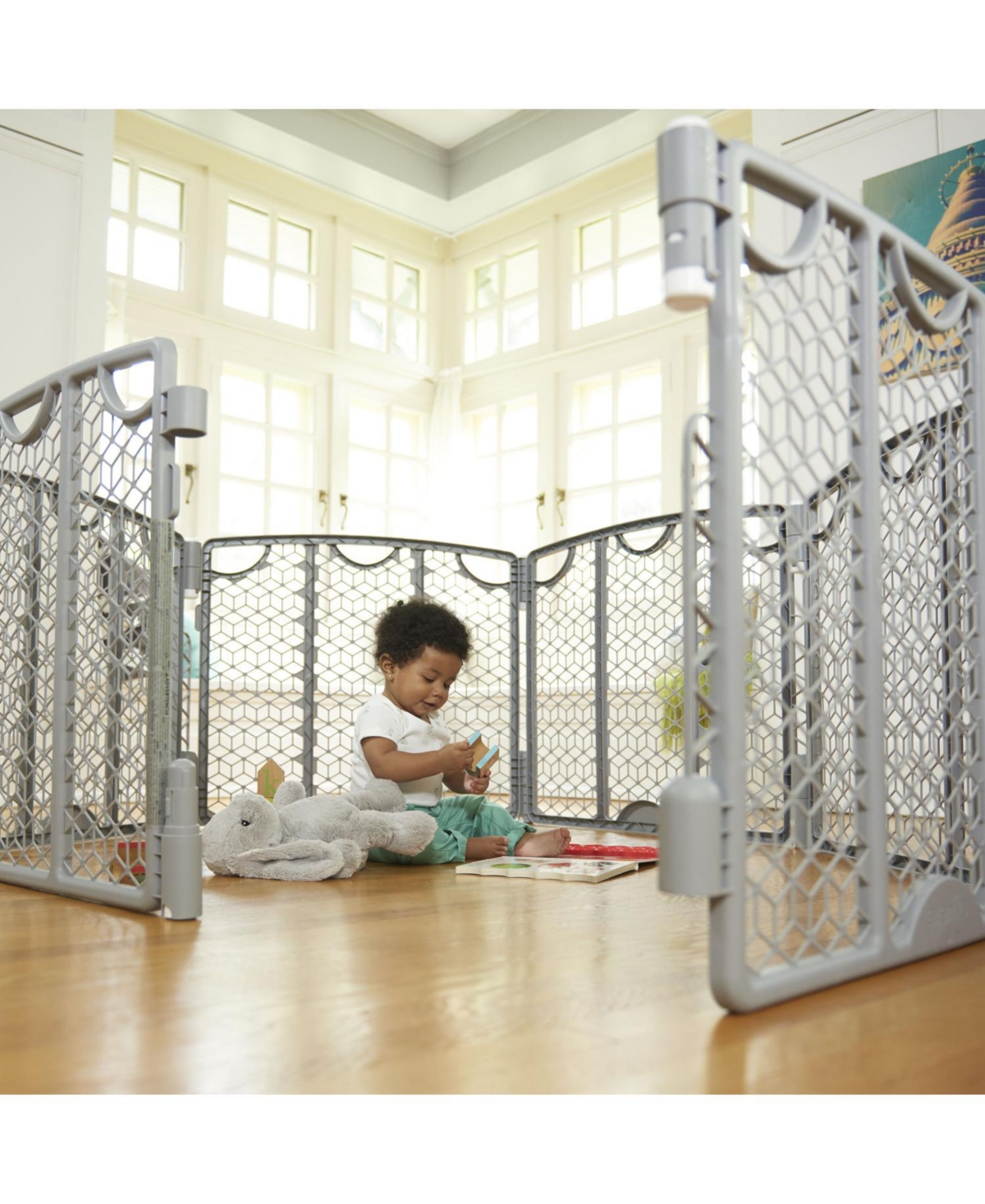 Evenflo Versatile Play Space 8- Panel In Gray