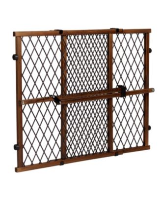 Position Lock Adjustable Wood Baby Gate