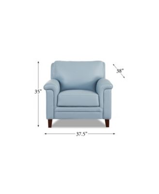 Westcott 38" Top Grain Leather Chair