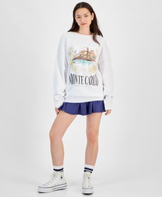 Self Esteem Juniors Monte Carlo Graphic Sweatshirt Skort