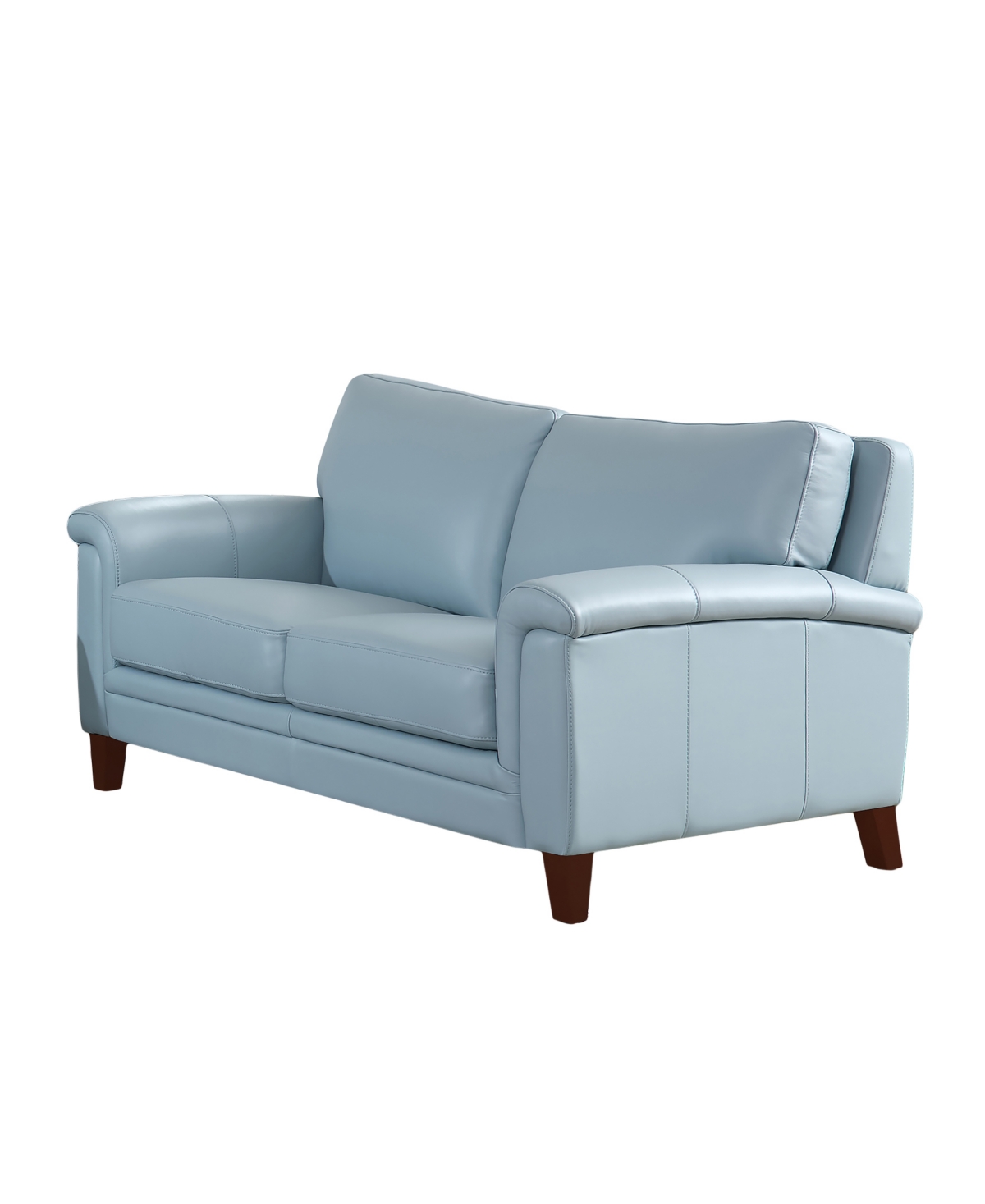 HYDELINE WESTCOTT 62" TOP GRAIN LEATHER LOVESEAT 