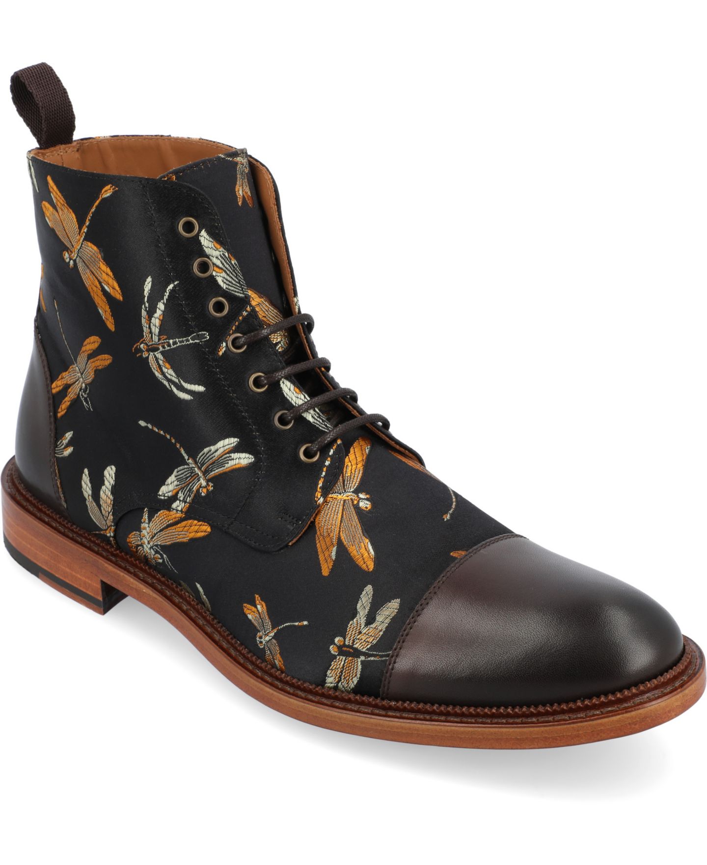 Мужские ботинки Taft Jack Lace-up Cap-Toe Boot, цвет: Чёрный — фото 1