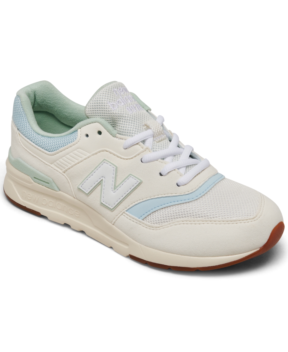 Shop New Balance Big Kids' 997 Casual Sneakers From Finish Line In Sea Salt