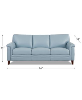 Westcott 84" Top Grain Leather Sofa