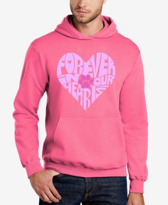 Forever In Our Hearts - Men's Word Art Hooded Sweatshirt