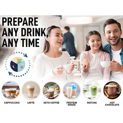 Handheld Milk Frother for Coffee with Upgraded Titanium Motor