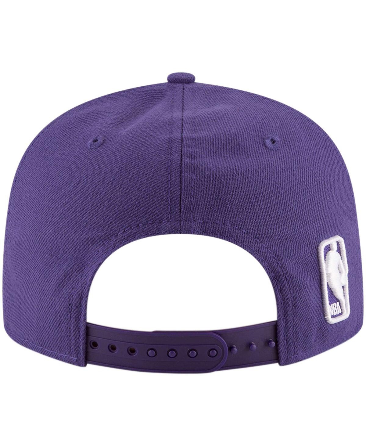 New Era Men's Purple Charlotte Hornets Official Team Color 9fifty Snapback Hat In Purple