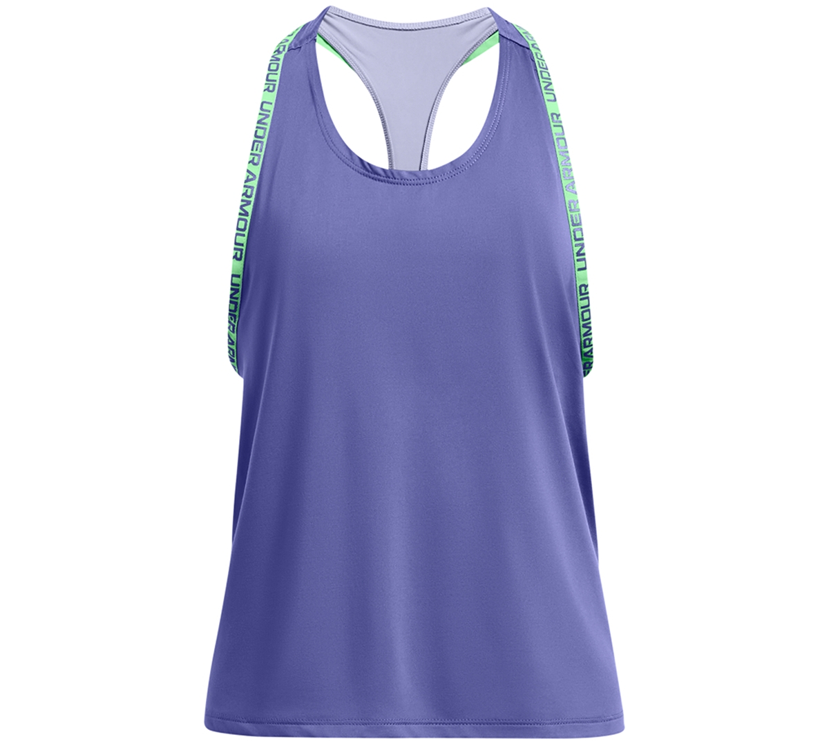 Under Armour Kids' Big Girls Knockout Layered-look Tank Top In Starli