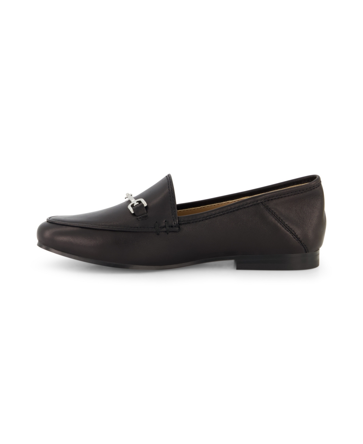 Shop Sam Edelman Little And Big Girls Leo Loraine Metallic Logo Loafer In Black