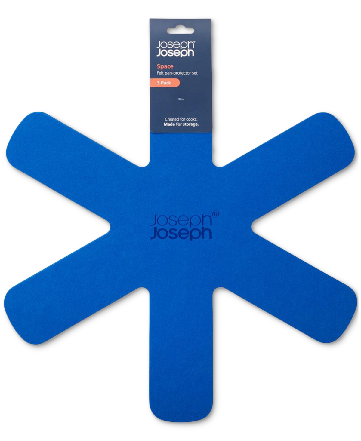 Joseph Joseph Space 3-pc. Felt Pan Protectors Set In Dark Blue