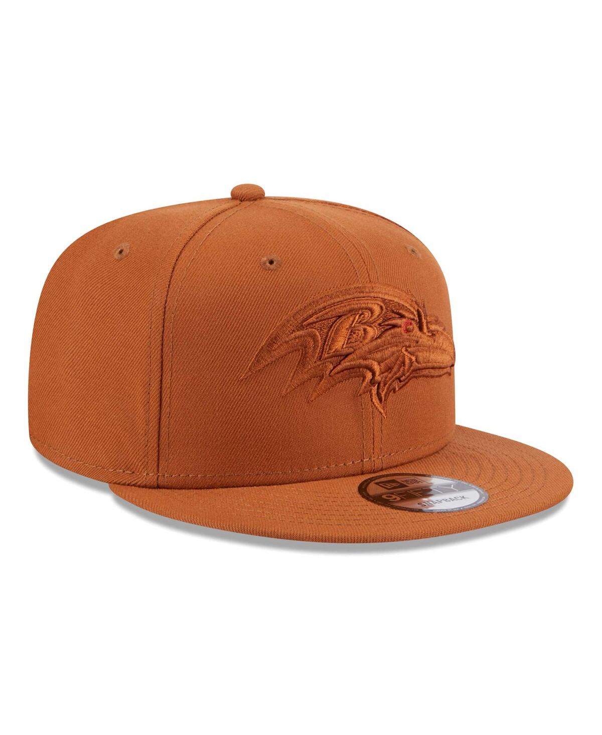 Shop New Era Men's Brown Baltimore Ravens Color Pack 9fifty Snapback Hat