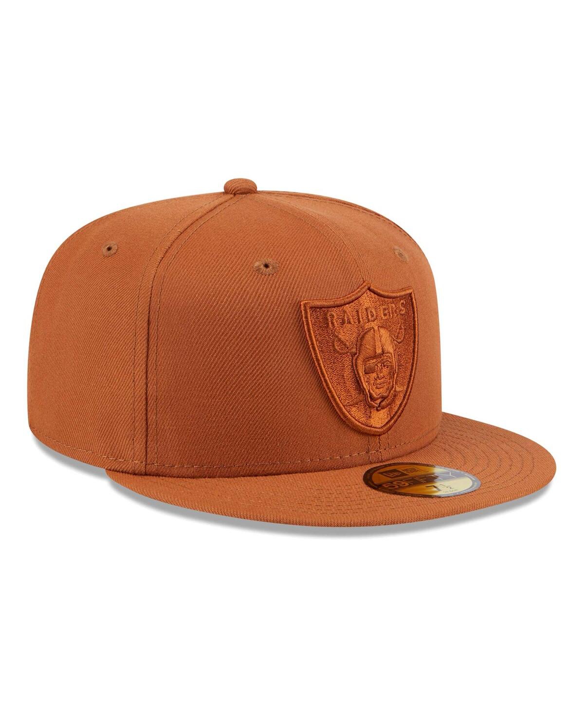 Men's Brown Las Vegas Raiders Color Pack 59fifty Fitted Hat - Brown