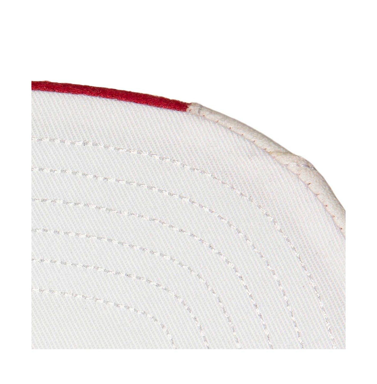 Мужская кепка Mitchell & Ness Mitchell Ness White/Red Chicago Bulls Day 6 Snapback Hat — фото 5
